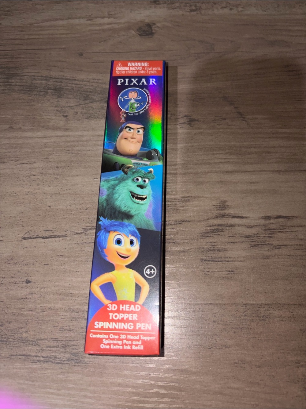 🆕💜 Disney Pixar 3D Head Topper Spinning Pen Mystery Blind Box NIB Monogram